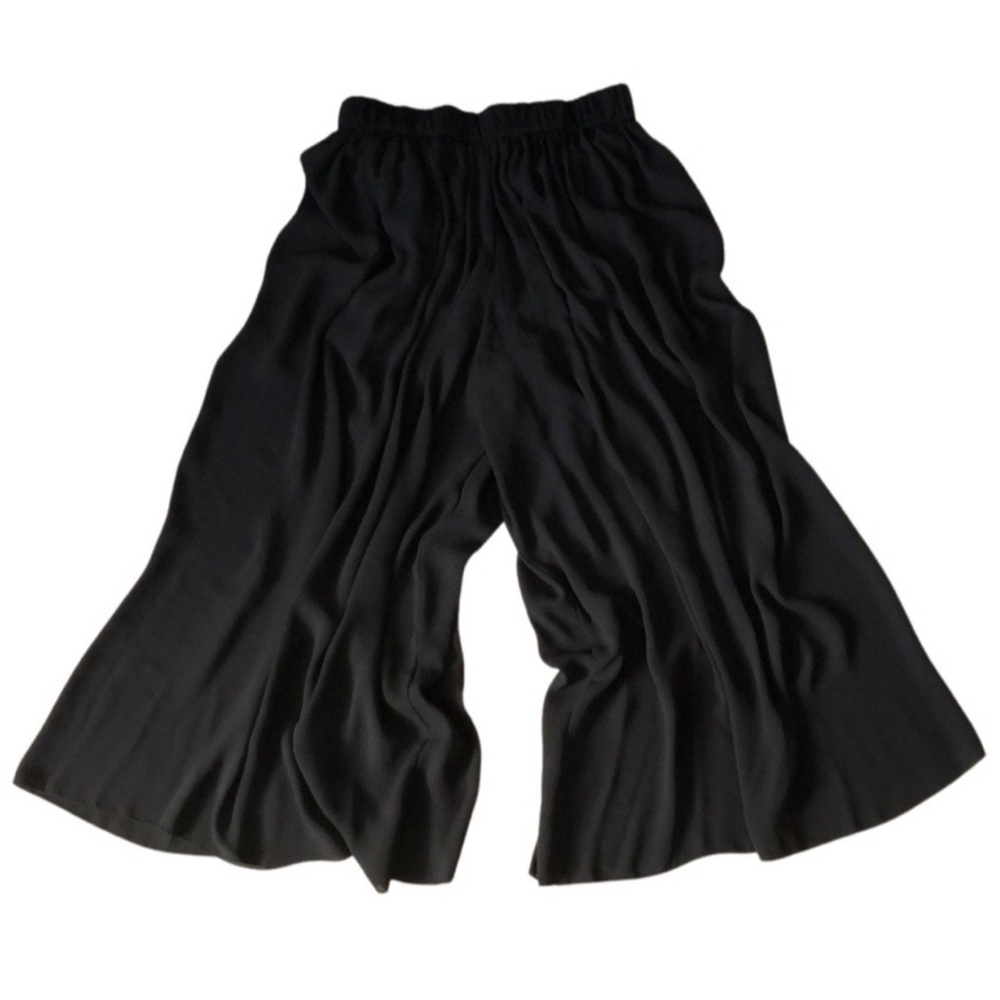 ZARA Wide Leg Ankle Crop Pants Sz Small